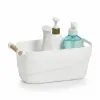 Multi-purpose basket Confortime White Wood Plastic 27 x 14,5 x 12 cm With handles (12 Units)