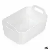 Multi-purpose basket Confortime White 33 x 23,5 x 15,4 cm (12 Units)