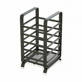 Pot for Kitchen Utensils Confortime Metal 10,5 x 9,5 x 18 cm (12 Units)