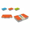 Basket set Confortime 5 Pieces Felt 27,5 x 20 x 5,3 cm (5 Pieces) (6 Units)