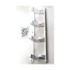 Clothes Line Tarrés Basic 4 Pulleys White Wall Iron Epoxi 47 x 5 x 5 cm