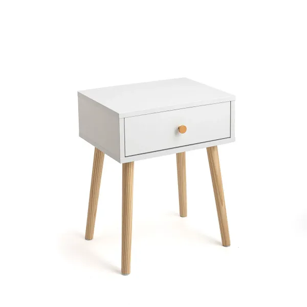 Nightstand Vinthera Moa White Plastic 40 x 30 x 50 cm