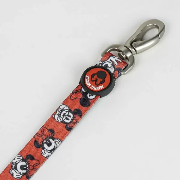 Dog Lead Minnie Mouse Red M