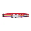 Dog collar Red Dingo STYLE RAINBOW 41-63 cm