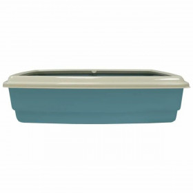 Cat Litter Box Aimé Blue Plastic 54 x 40 x 14 cm