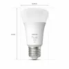 Smart Light bulb Philips 8719514319028 White F 60 W 9 W E27 800 lm (2700 K) (2 Units)