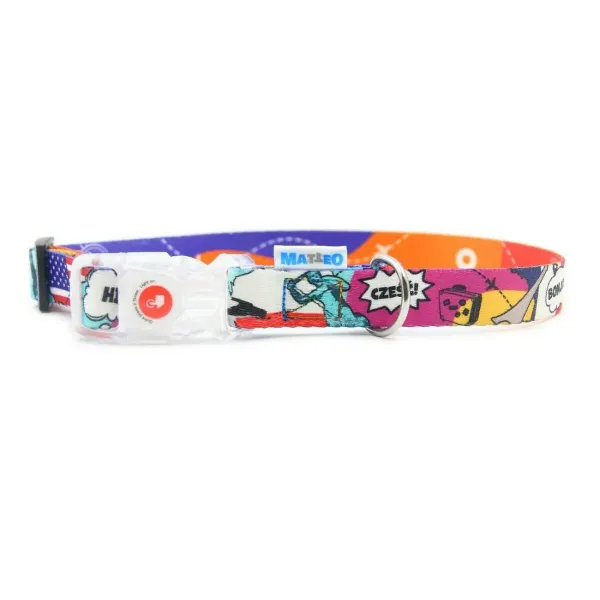 Dog collar Matteo 38-65 cm Printed