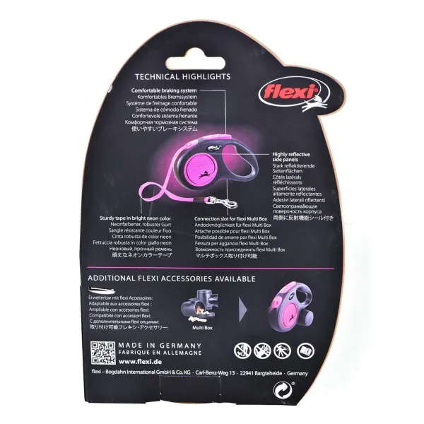 Dog Lead Flexi S 5 m Pink