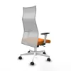 Chair cushion Aktive Blue 35 x 5 x 14 cm (12 Units)
