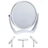 Magnifying Mirror White Crystal Plastic 19 x 18,7 x 2 cm (6 Units)