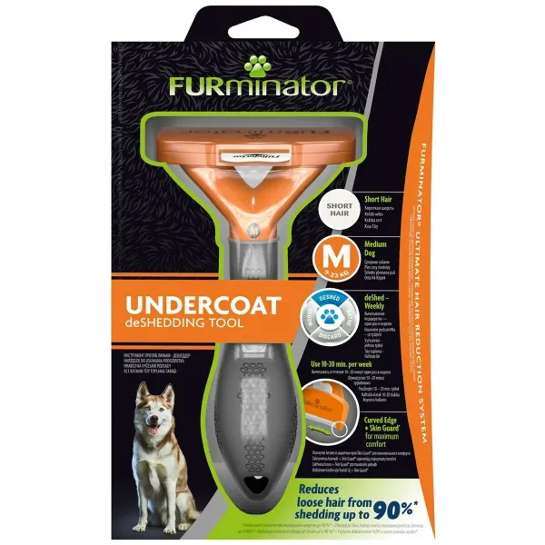 Dog Brush Furminator FUR151388 Black Medium