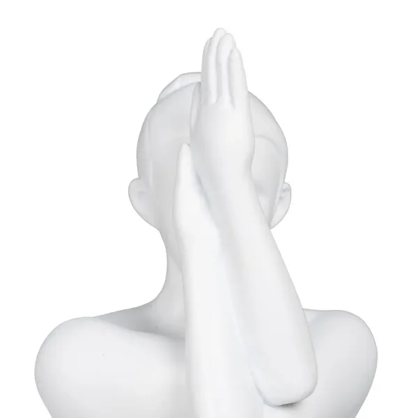 Decorative Figure White 18 x 13 x 24 cm