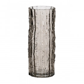 Vase Grey Crystal 10 x 10 x 25,5 cm