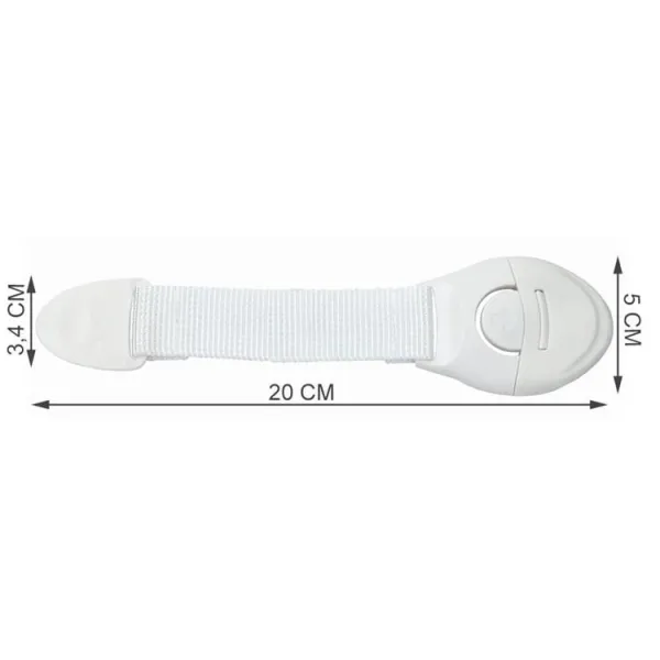 Drošība - slēdzenes skapjiem 10 gab., baltas