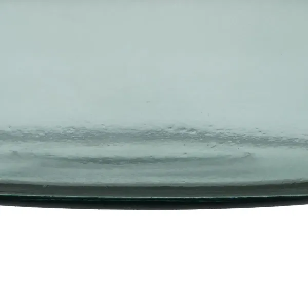 Recycled Glass Centerpiece Green recycled glass 20 x 20 x 5 cm