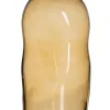 Vase Amber Crystal 13,5 x 13,5 x 35 cm