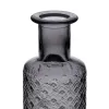 Vase Grey recycled glass 9 x 9 x 28 cm