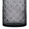 Vase Grey recycled glass 9 x 9 x 16 cm
