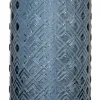 Vase WE CARE Blue recycled glass 9 x 9 x 28 cm