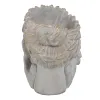 Planter Grey Cement Face 22 x 17 x 24 cm