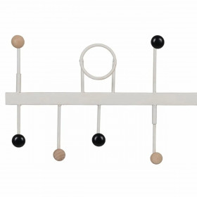 Wall mounted coat hanger Iron 50 x 7 x 27 cm