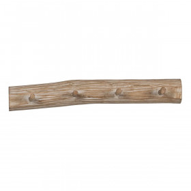 Wall mounted coat hanger Fir wood 50 x 8 x 7 cm