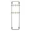 Coat rack Black Iron 45 x 7 x 150 cm