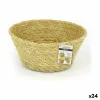 Multi-purpose basket Privilege Seagrass Circular 13 x 7 cm (24 Units)