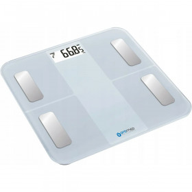 Digital Bathroom Scales Oromed ORO-SCALE White Acrylic 180 kg