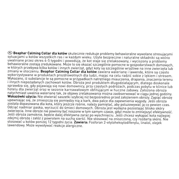 Necklace Beaphar Calming