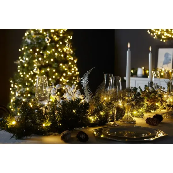 Wreath of LED Lights Twinkly TWS400GOP-BEU White Amber 35 W