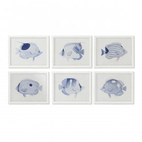 Painting Home ESPRIT Mediterranean 50 x 2,5 x 40 cm (6 Units)