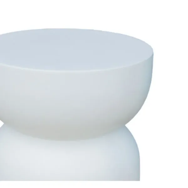 Stool Bacoli White Cement 33 x 33 x 46 cm