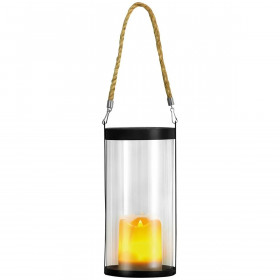 LED Lantern Activejet AJE-TILIA Garden Black Plastic