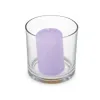 Scented Candle 10 x 10 x 10 cm (6 Units) Glass Lavendar