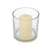 Scented Candle 10 x 10 x 10 cm (6 Units) Glass Vanilla
