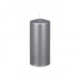 Candle Silver 9 x 20 x 9 cm (8 Units)