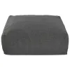 Pouffe Home ESPRIT Grey 87 x 87 x 32 cm