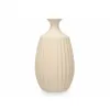 Vase Beige Ceramic 21 x 39 x 21 cm (2 Units) Stripes