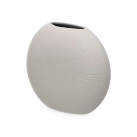 Vase Grey Ceramic 29 x 26 x 11 cm (4 Units) Circular