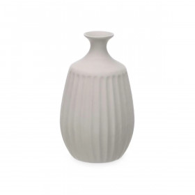 Vase Grey Ceramic 19 x 31 x 19 cm (4 Units) Stripes