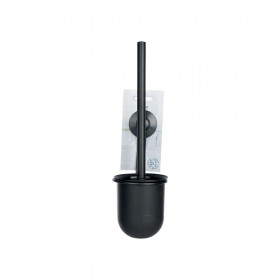 Toilet Brush Black Steel ABS 10 x 36 x 10 cm (12 Units)