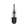 Toilet Brush Black Steel ABS 10 x 36 x 10 cm (12 Units)