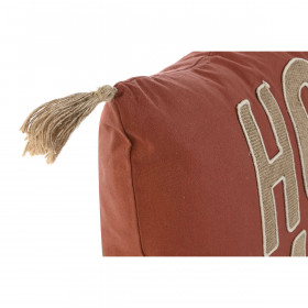Cushion Home ESPRIT Natural Terracotta Boho 45 x 5 x 45 cm