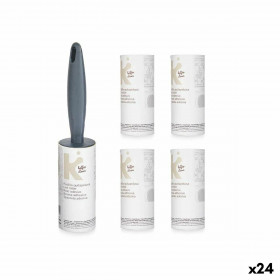 Lint-removing Wheel Better Clear Grey 16 x 27 x 4,2 cm Set (24 Units)