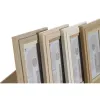 Photo frame Home ESPRIT Multicolour Crystal MDF Wood Scandinavian 13 x 2,8 x 18 cm (4 Units)