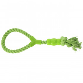 Dog toy Dingo Green Cotton Natural rubber