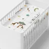 Fitted sheet HappyFriday MINI White Multicolour 60 x 120 x 14 cm animals
