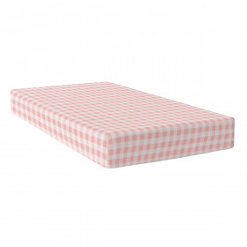 Fitted sheet HappyFriday BASIC KIDS Pink 90 x 200 x 32 cm