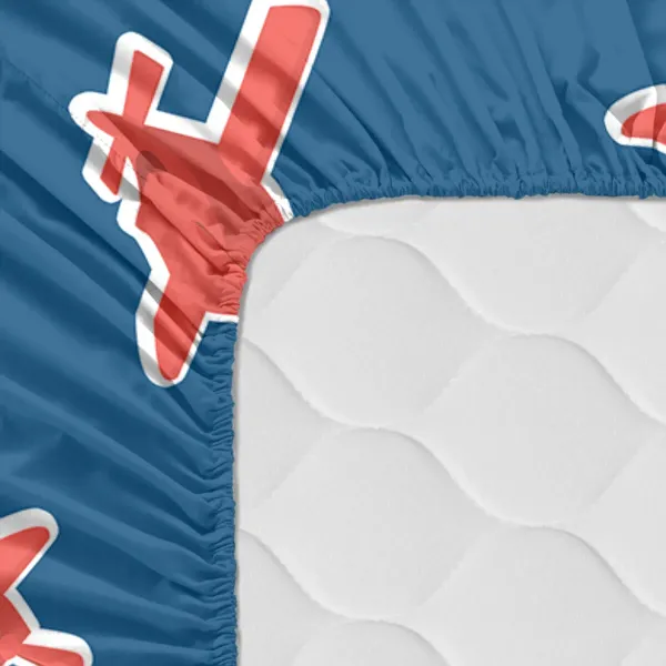 Fitted sheet HappyFriday LE PETIT PRINCE Multicolour 105 x 200 x 32 cm